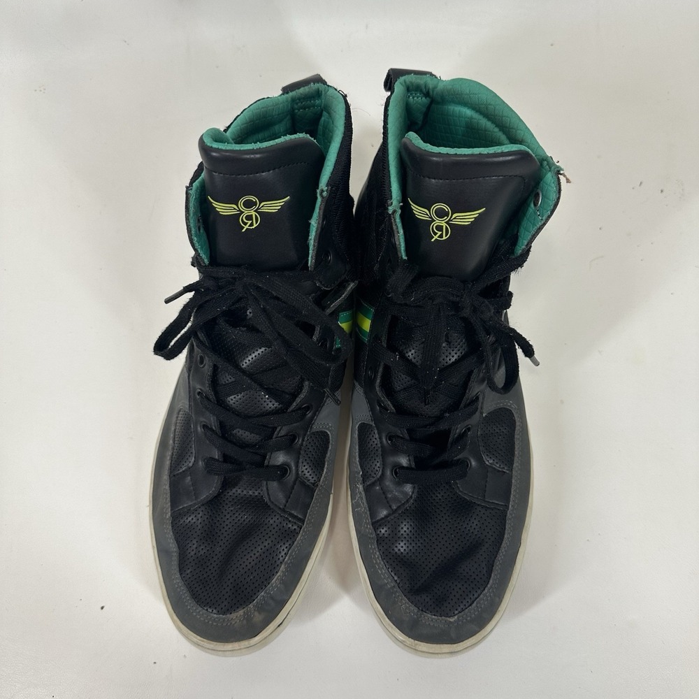Creative Recreation Solano High Top Sneakers Size 13 Black Green - Picture 3 of 9